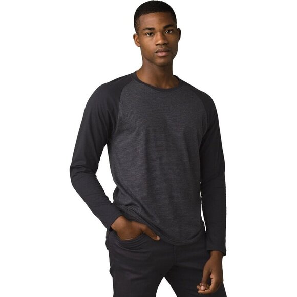 Prana Other - 2/$30 Prana Baseball Raglan Shirt Long Sleeve Tee Charcoal Heather Medium #8900